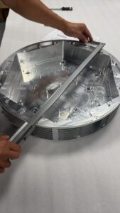 Large precision CNC machined aluminum part