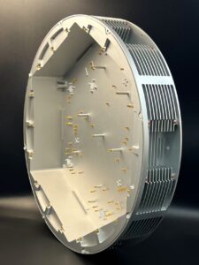 Large precision CNC machined aluminum part-a