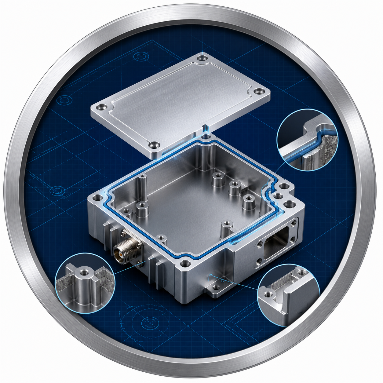 RF housing and shielding fit CNC machining review