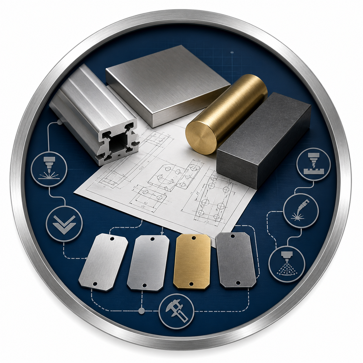 Custom metal material and fabrication process review