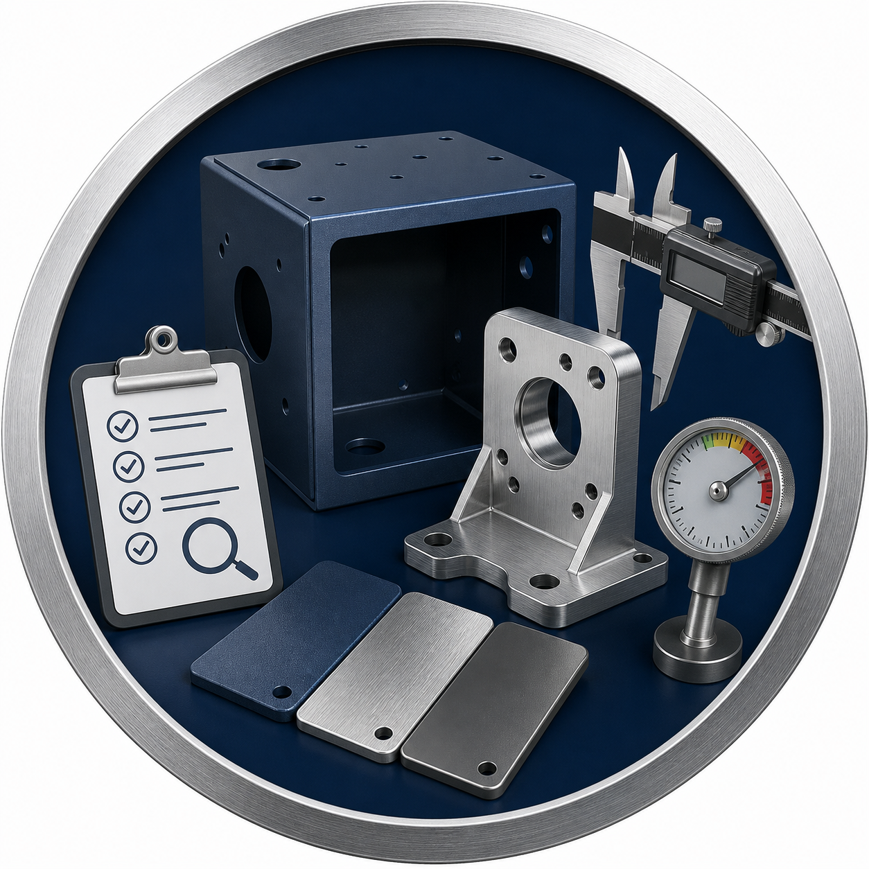 Custom metal surface finish and inspection review