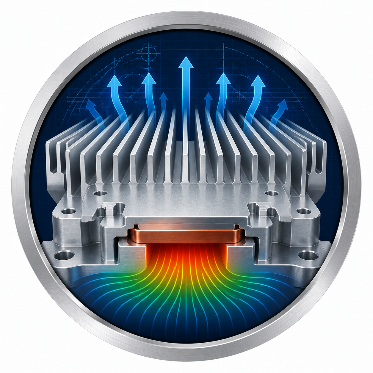 Aluminum heat sink thermal management review