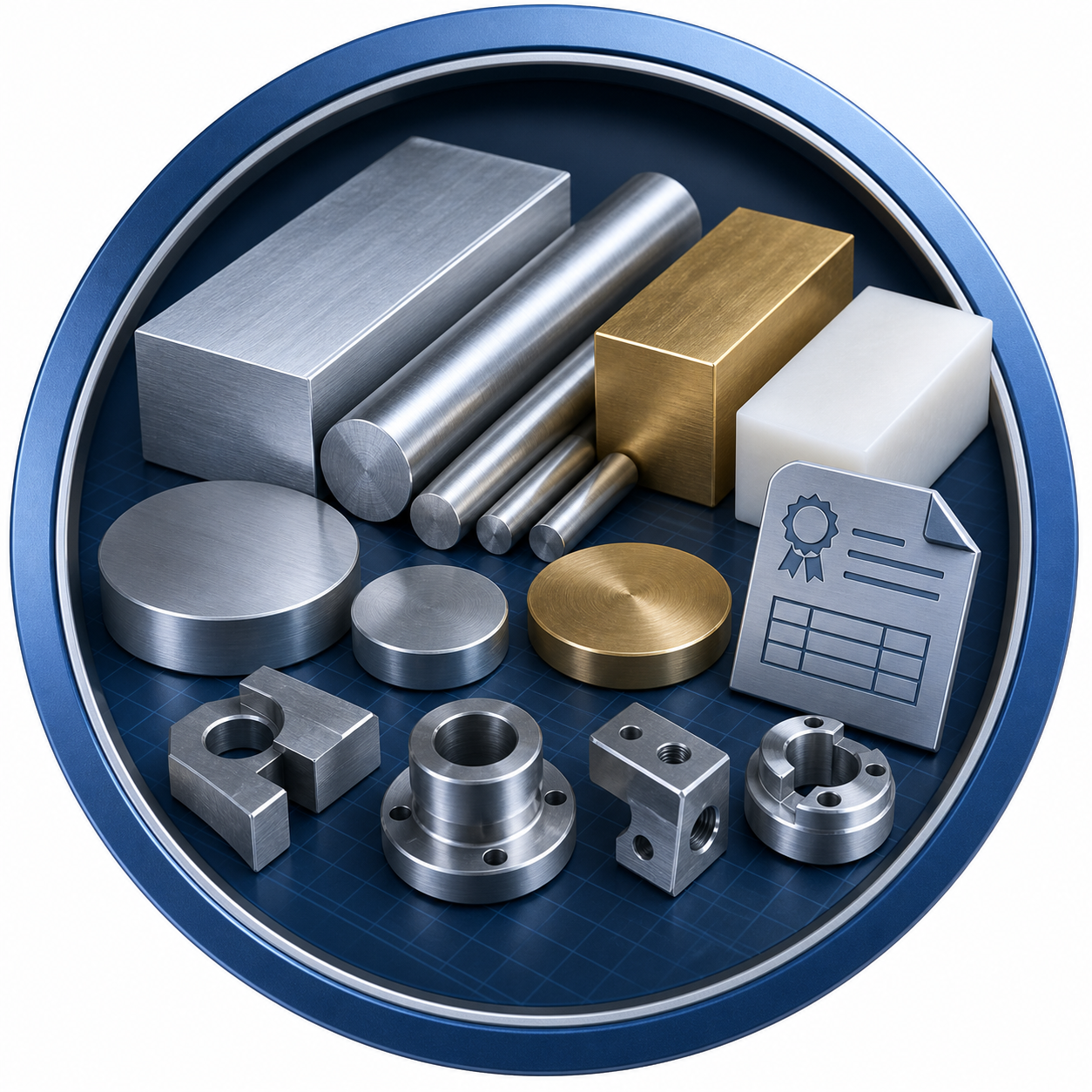 Material and stock planning for low volume CNC machining