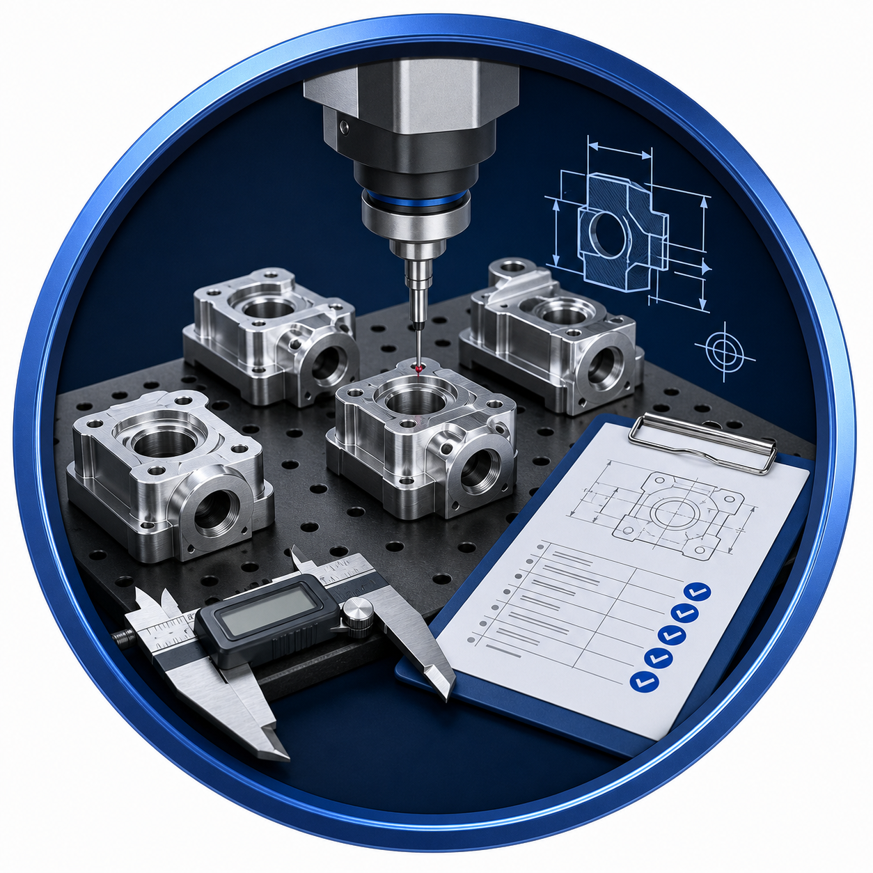 Tolerance and inspection scope for low volume CNC machined parts