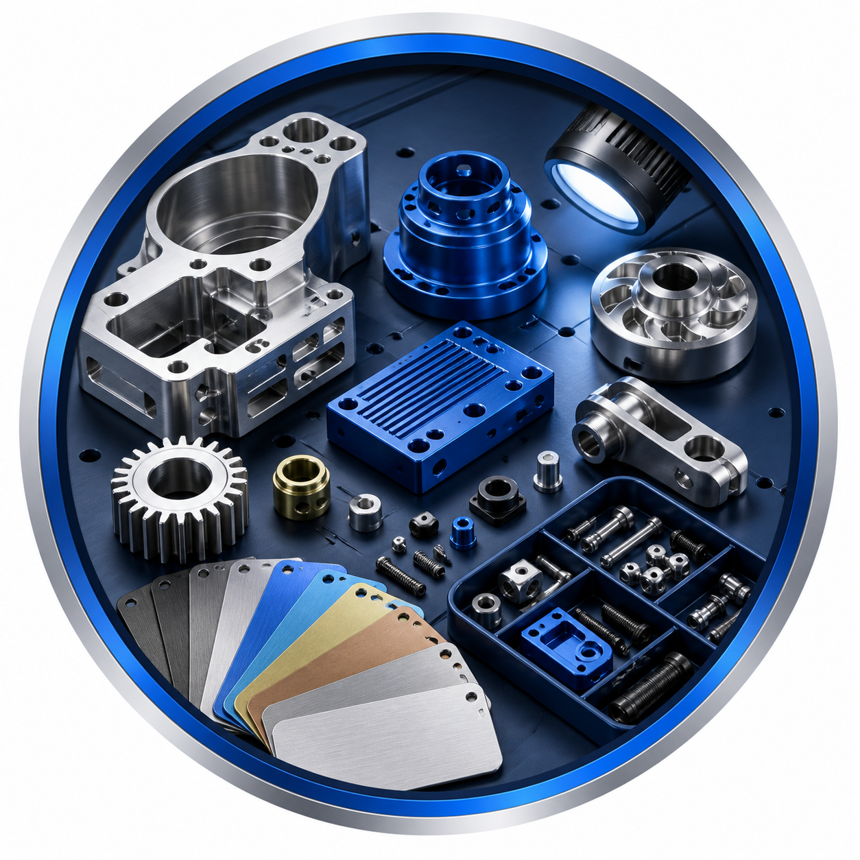 Surface finish and assembly coordination for mass production CNC parts