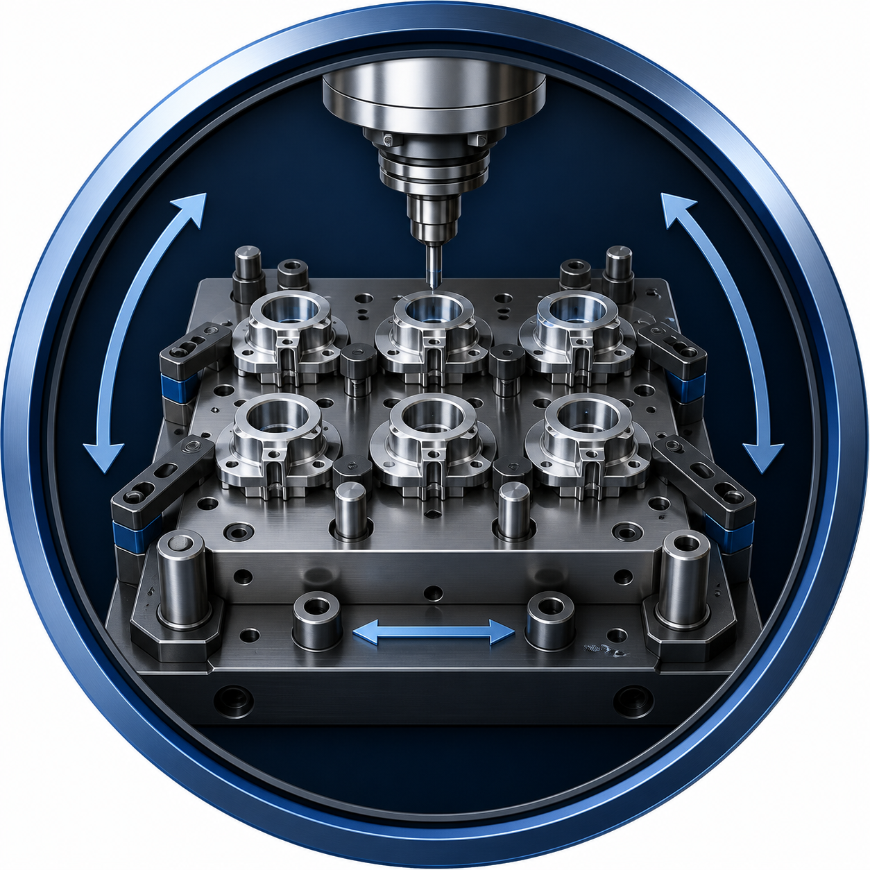 Fixture and process stability for mass production CNC machining