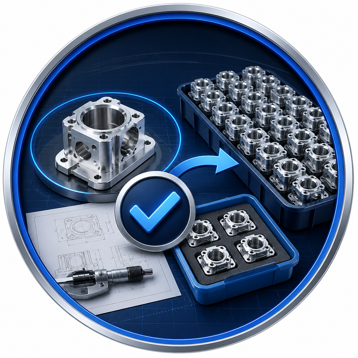 Pilot run confirmation before mass production CNC machining