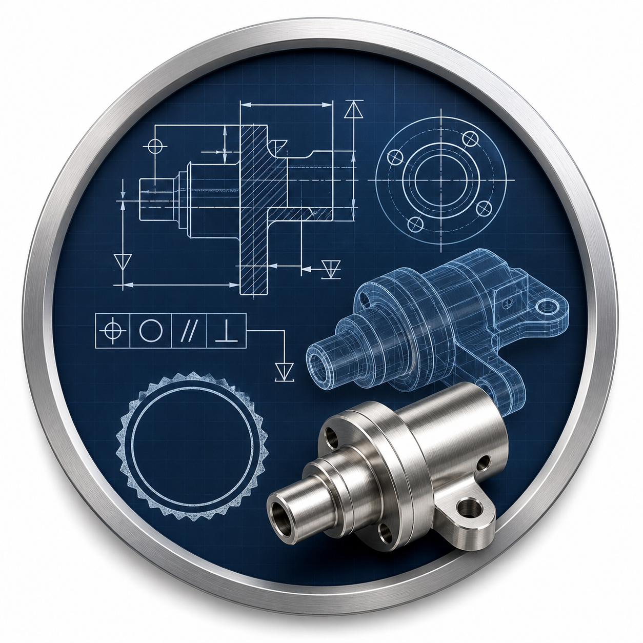 Medical CNC machining drawing and revision control