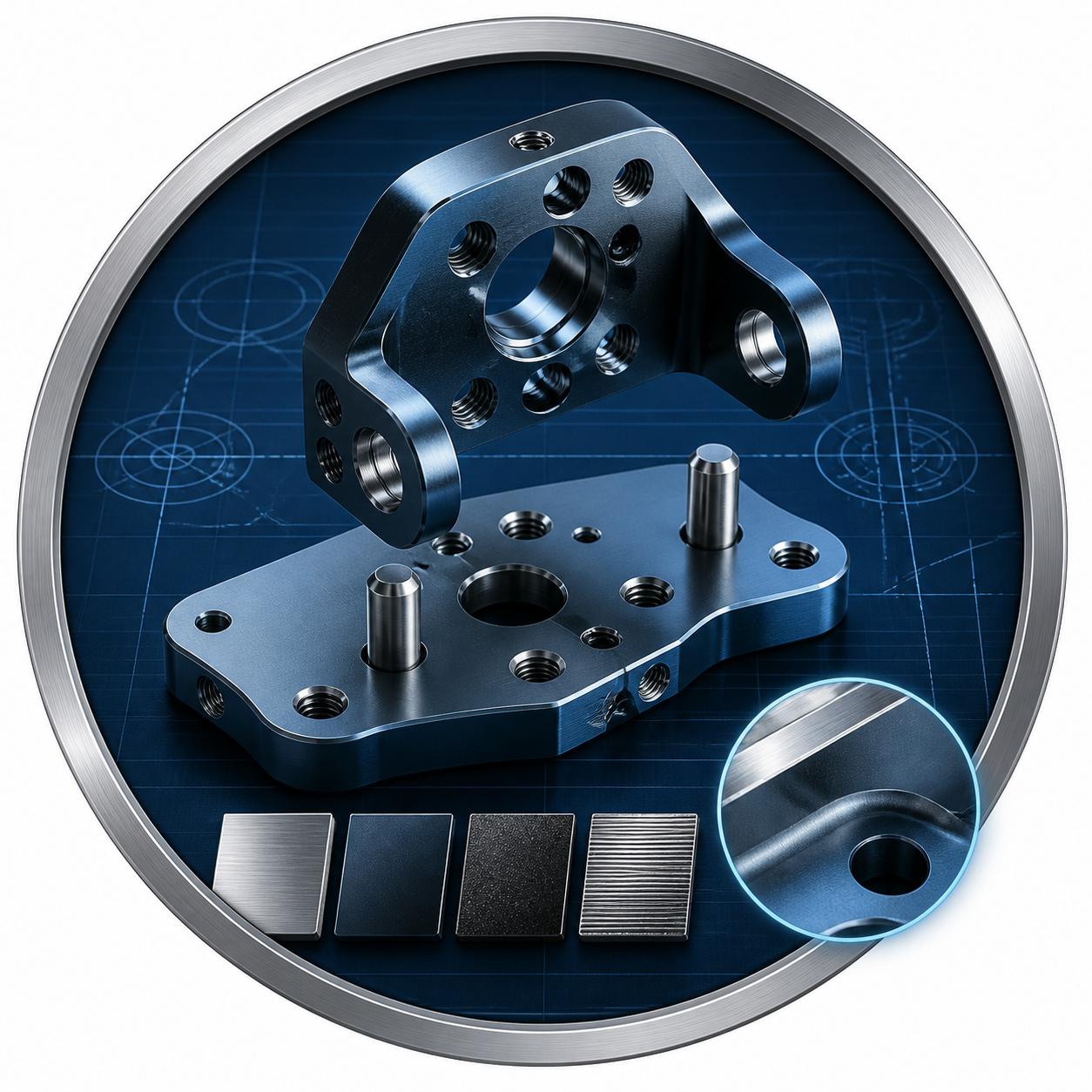 Surface finish and assembly fit review for robotics parts