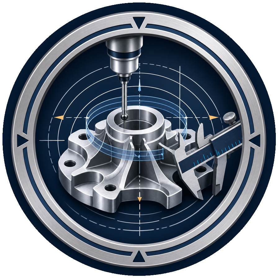 Tolerance risk inspection for precision 5-axis CNC parts
